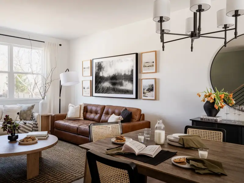 Furnished interior view inside a new home in Context at Oakhurst, Charlotte (Image 7).