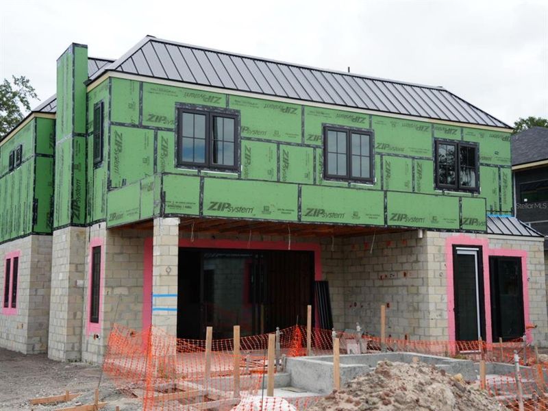 In-progress construction of a new home in , Orlando, FL (Image 16).