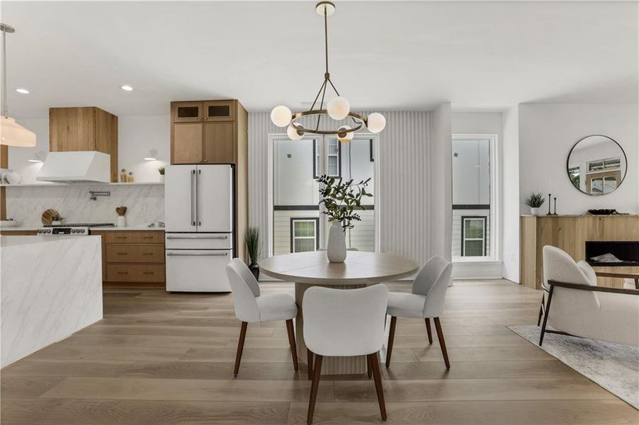Furnished interior view inside a new home in , Scottdale (Image 57).