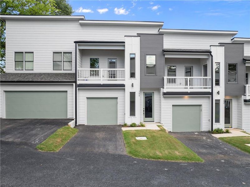 Front exterior of a new home in , Gainesville, GA, highlighting curb appeal (Image 25).