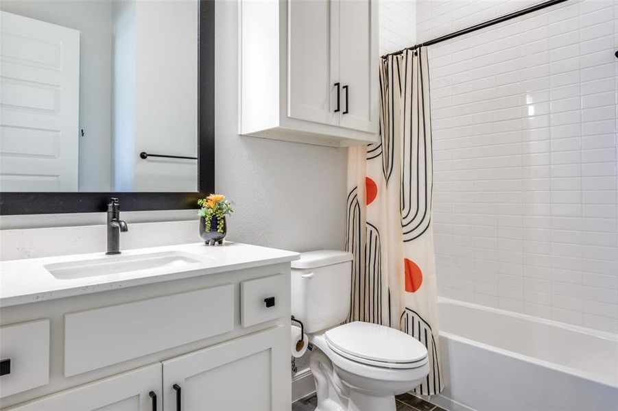 Furnished interior view inside a new home in Pecan Square - Estates, Northlake (Image 11).
