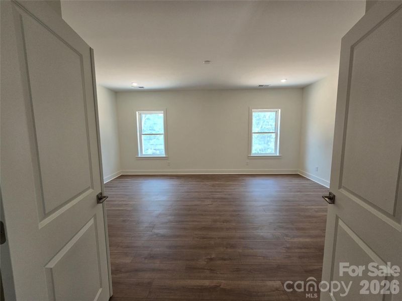 Bonus room with 2 closets & double door entry. Bonus room with 2 closets & double door entry.