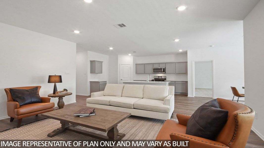 Representative furnished interior of a home built from the Huntsville by D.R. Horton in Grand Pines, Magnolia (Image 6).