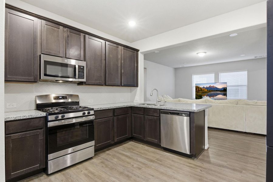 Furnished interior view inside a new home in Legends Bay, Baytown (Image 32). Furnished interior view inside a new home in Legends Bay, Baytown (Image 32).