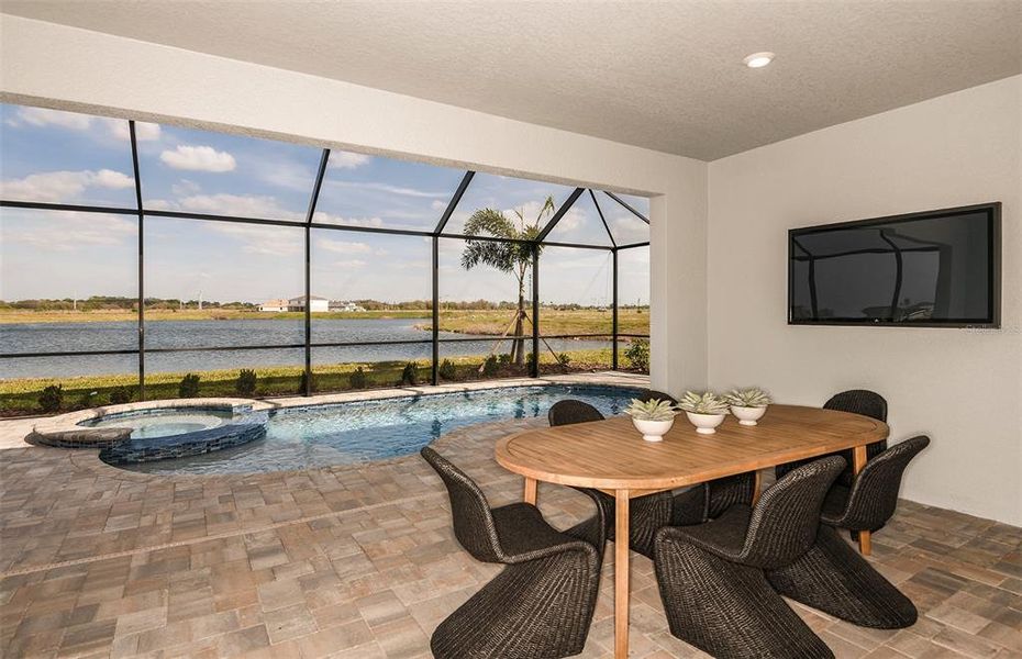 Furnished interior view inside a new home in Vida's Way, Wesley Chapel (Image 8).