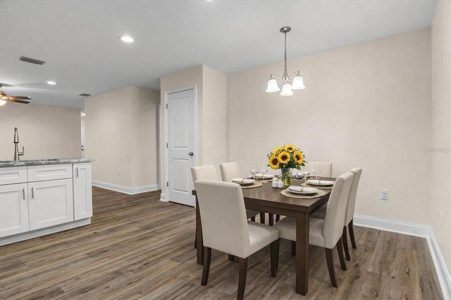 Furnished interior view inside a new home in , Polk City (Image 12).