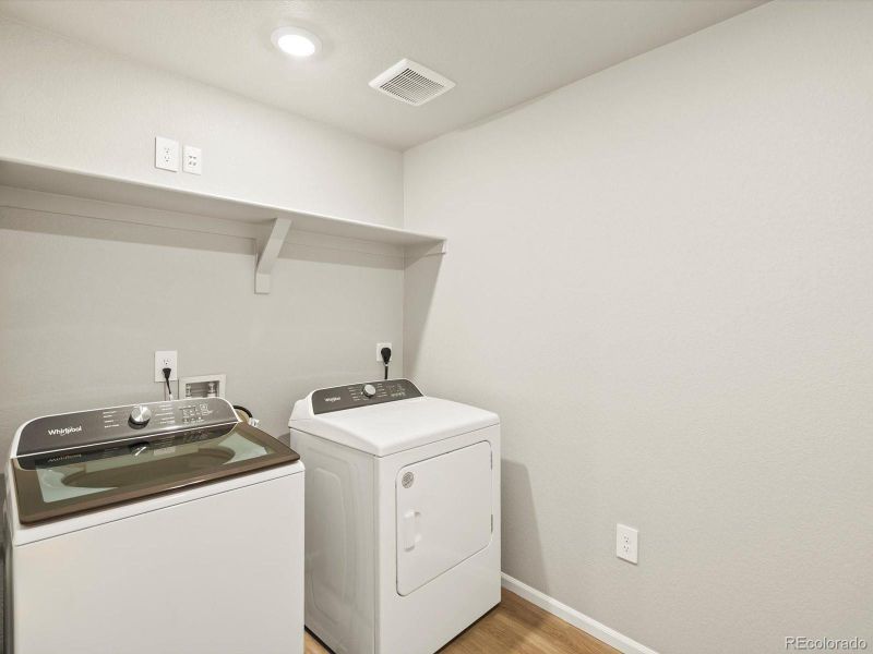 Furnished interior view inside a new home in Poudre Heights: The Meadow Collection, Windsor (Image 5).