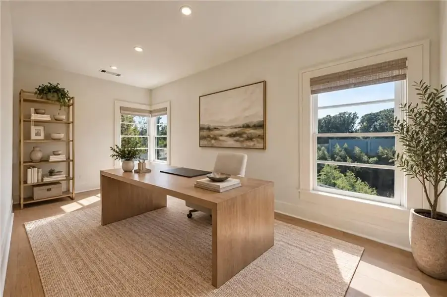 Furnished interior view inside a new home in , Sandy Springs (Image 54).