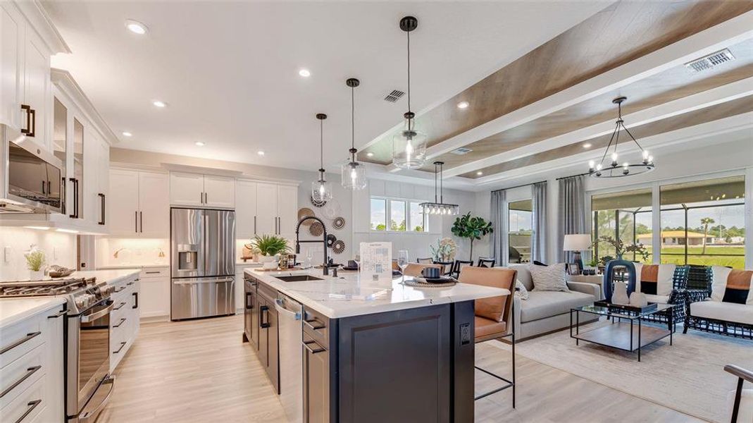 Furnished interior view inside a new home in Cresswind DeLand, Deland (Image 11). Furnished interior view inside a new home in Cresswind DeLand, Deland (Image 11).