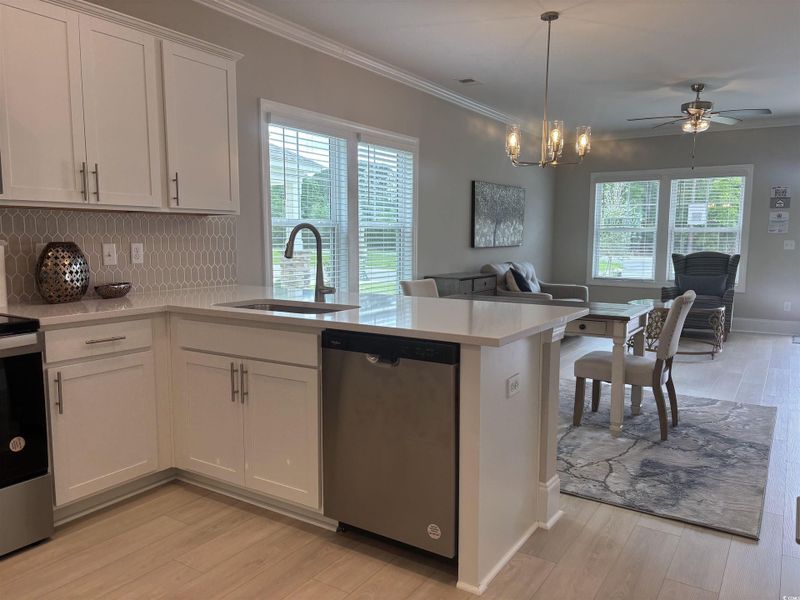 Furnished interior view inside a new home in White Oak Estates, Conway (Image 6).