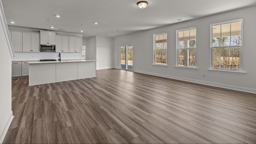 The Norris Plan by DRB Homes in Michaux Gardens - Living Space (Representative Photo) The Norris Plan by DRB Homes in Michaux Gardens - Living Space (Representative Photo)