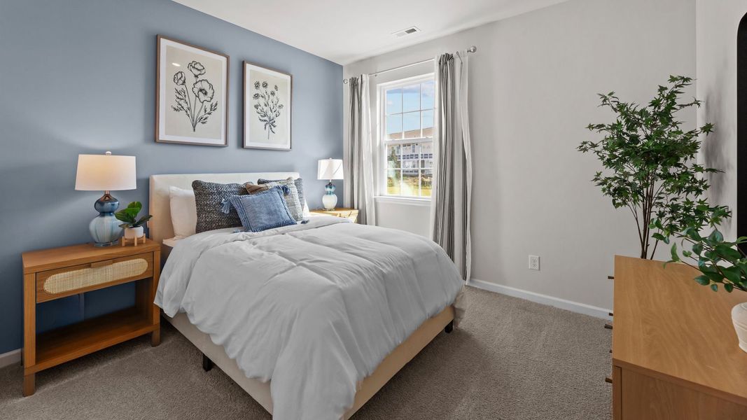 Furnished interior view inside a new home in Ridgewood Farms, Winterville (Image 13).