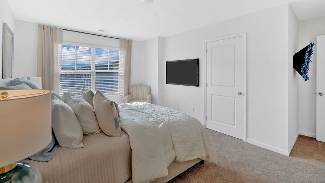 Furnished interior view inside a new home in Hudson Terrace Townhomes, Bristol (Image 16). Furnished interior view inside a new home in Hudson Terrace Townhomes, Bristol (Image 16).