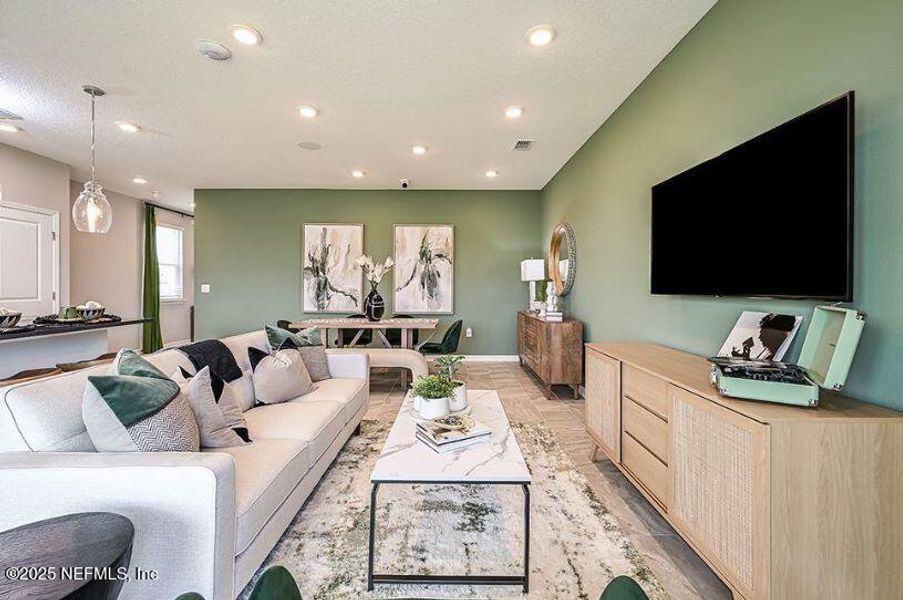 Furnished interior view inside a new home in , St. Augustine (Image 12).