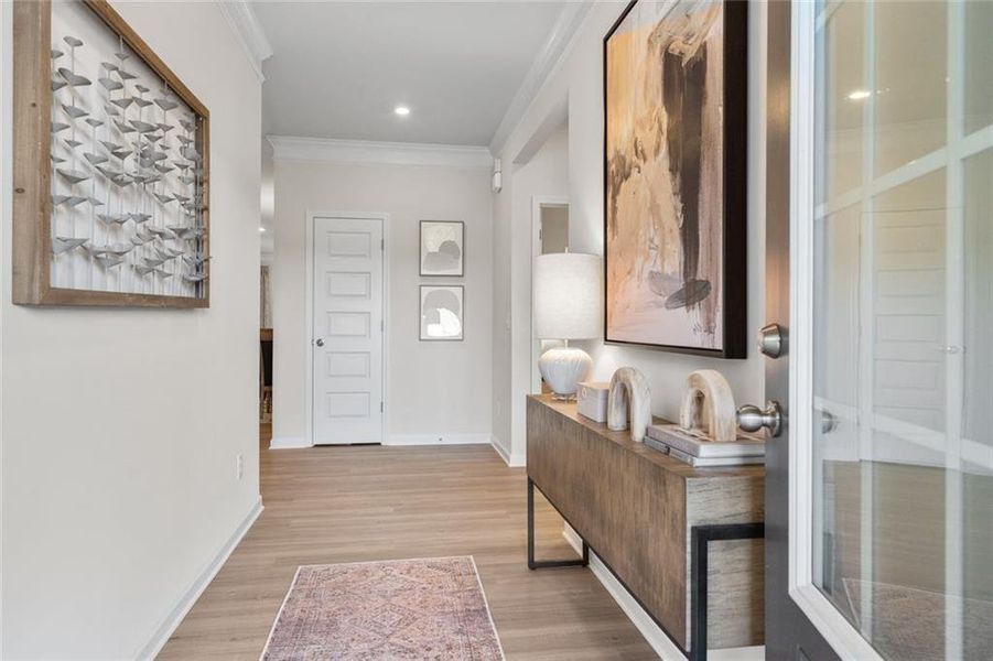 Furnished interior view inside a new home in Summerfield Place, Carrollton (Image 10).