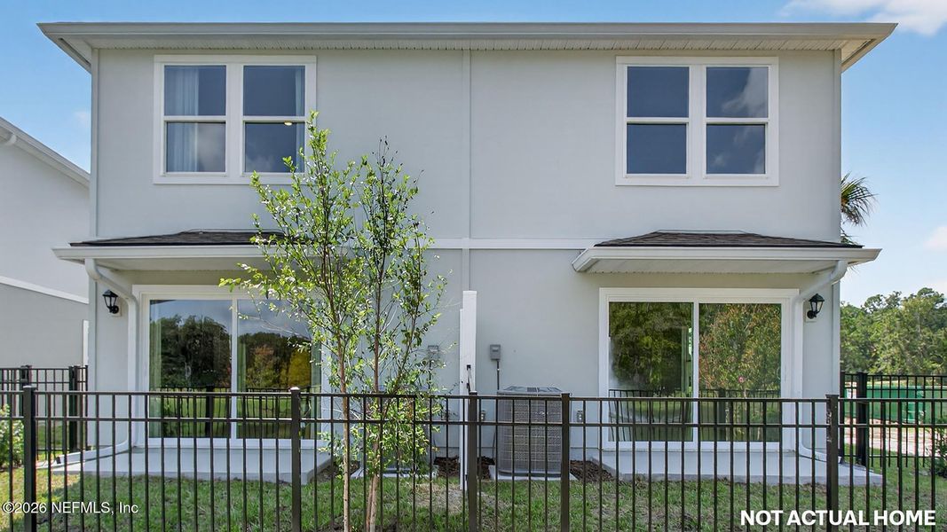 Exterior details and patio area of a home in Trout River, Jacksonville (Image 2).