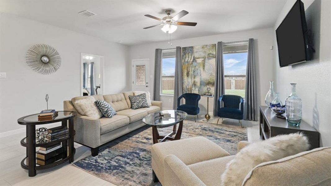 Furnished interior view inside a new home in Terra Trace, Fort Worth (Image 18).