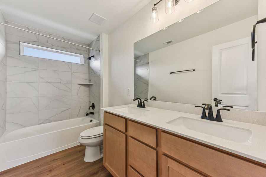 Furnished interior view inside a new home in Easton Park, Austin (Image 9).