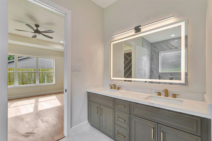 Furnished interior view inside a new home in , Houston (Image 19). Furnished interior view inside a new home in , Houston (Image 19).