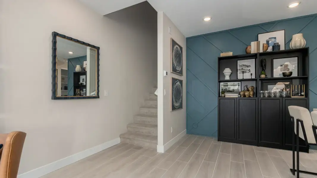 Furnished interior view inside a new home in Flora at Surprise City Center, Surprise (Image 23).