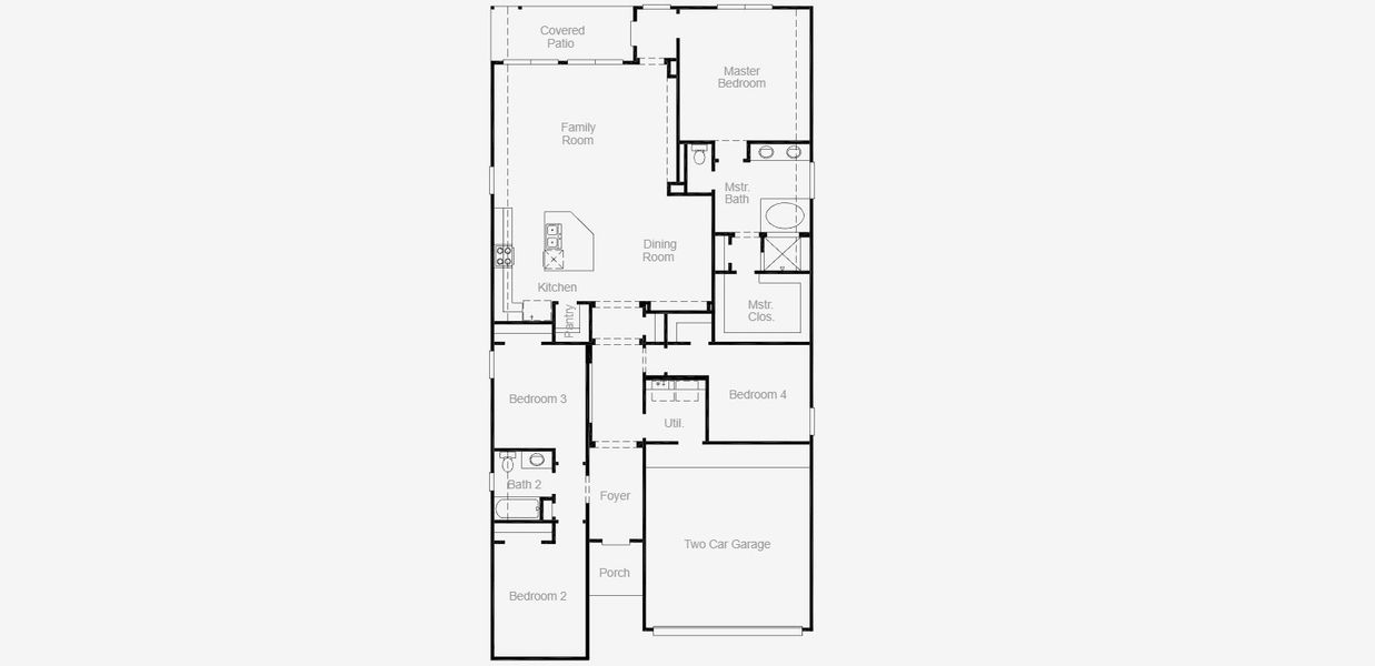 2D floor plan layout for the Austwell by Coventry Homes in Furst Ranch, Flower Mound, TX (Image 3). 2D floor plan layout for the Austwell by Coventry Homes in Furst Ranch, Flower Mound, TX (Image 3).