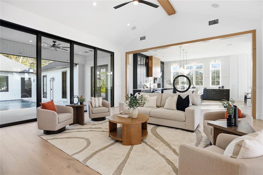 Furnished interior view inside a new home in , Oakland (Image 56). Furnished interior view inside a new home in , Oakland (Image 56).