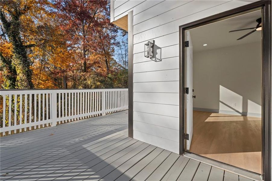 Exterior details and patio area of a home in , Atlanta (Image 26).