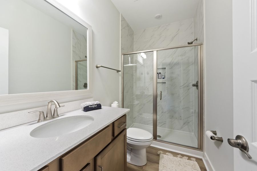 Furnished interior view inside a new home in Cordgrass Landing, Johns Island (Image 15).