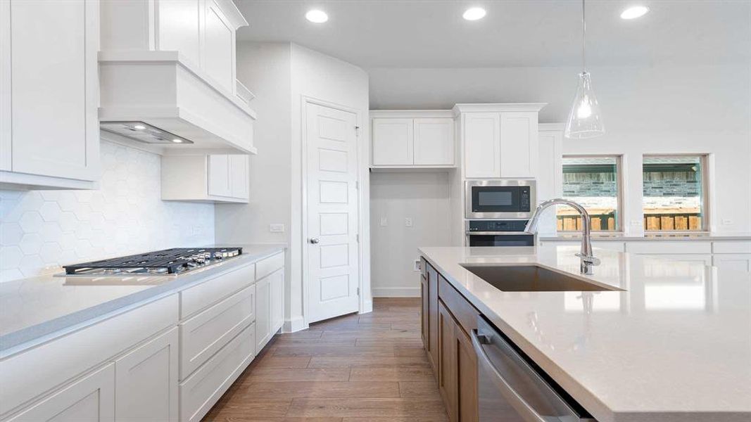Furnished interior view inside a new home in Trinity Falls 50', McKinney (Image 12).