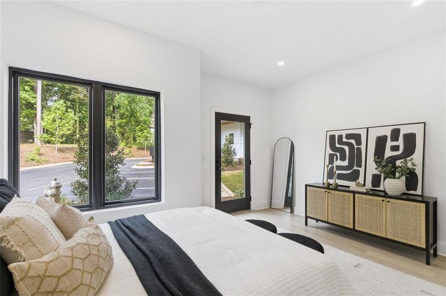 Furnished interior view inside a new home in , Atlanta (Image 18).