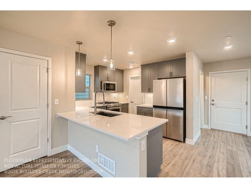 Furnished interior view inside a new home in , Boulder (Image 4).