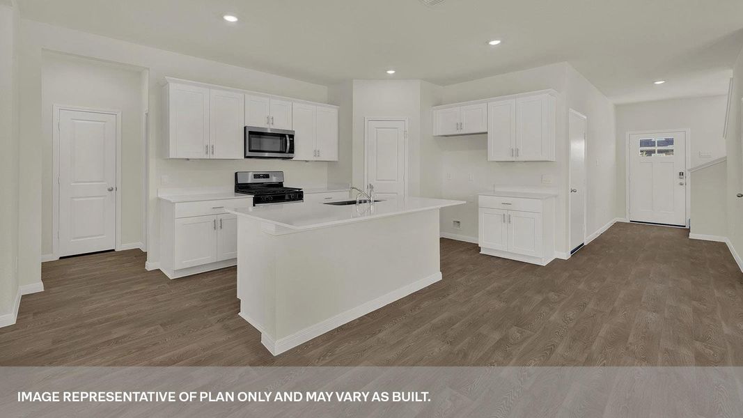 Furnished interior view inside a new home in Paramount, Kyle (Image 5).
