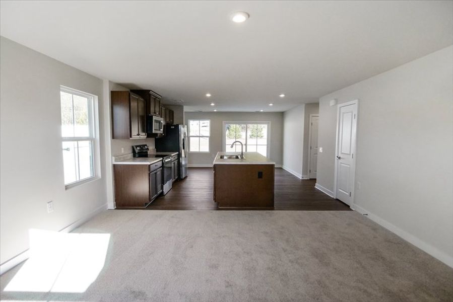 Furnished interior view inside a new home in Waverly Springs, Woodruff (Image 7). Furnished interior view inside a new home in Waverly Springs, Woodruff (Image 7).
