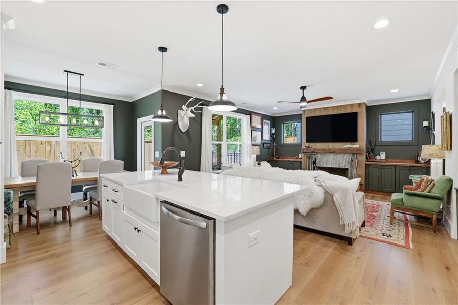 Furnished interior view inside a new home in , Canton (Image 8).