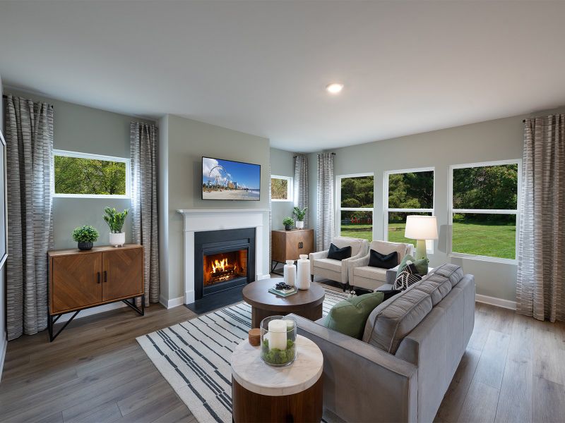 Furnished interior view inside a new home in Wexford Park, Fountain Inn (Image 5).