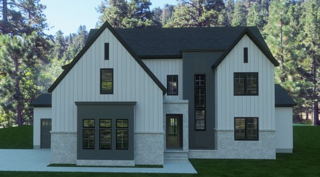 Representative exterior photo of a completed home built from the The Margot by Ken Harvey Homes in Carriage Farms, Raleigh, NC (Image 1). Representative exterior photo of a completed home built from the The Margot by Ken Harvey Homes in Carriage Farms, Raleigh, NC (Image 1).