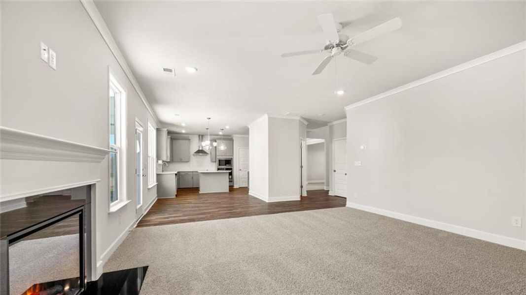 Spacious, unfurnished interior of a new home in Evergreen Crossing, Locust Grove (Image 29).