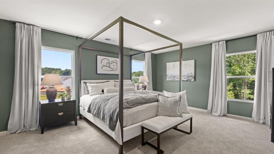 Furnished interior view inside a new home in Fairhaven, Lithia Springs (Image 17).