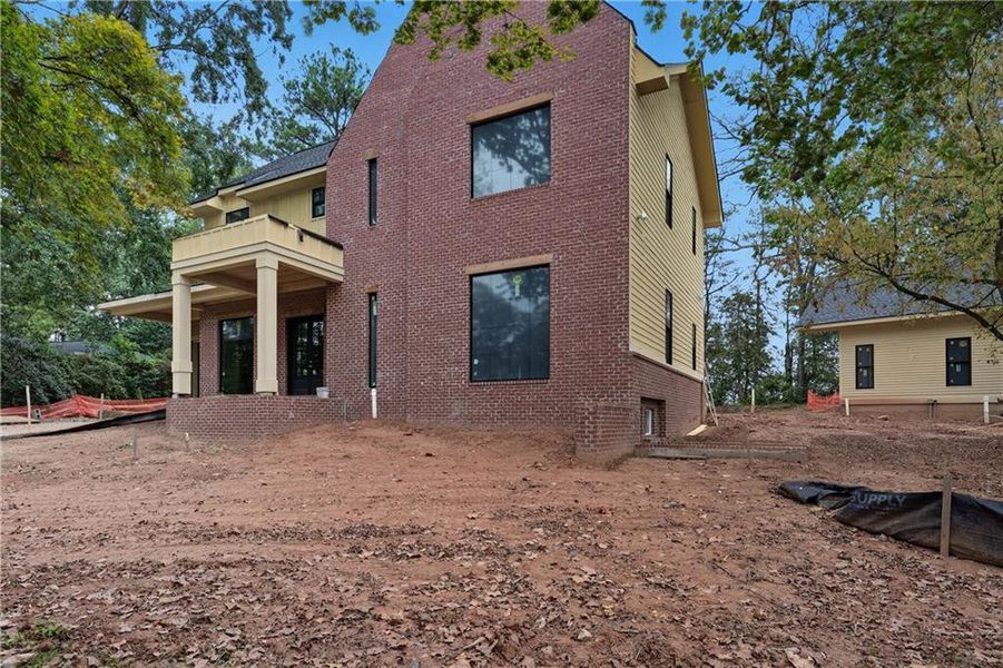 Exterior details and patio area of a home in , Atlanta (Image 5).