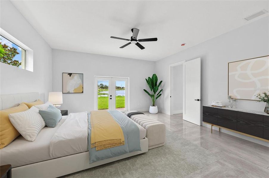 Furnished interior view inside a new home in , Palmetto (Image 14).