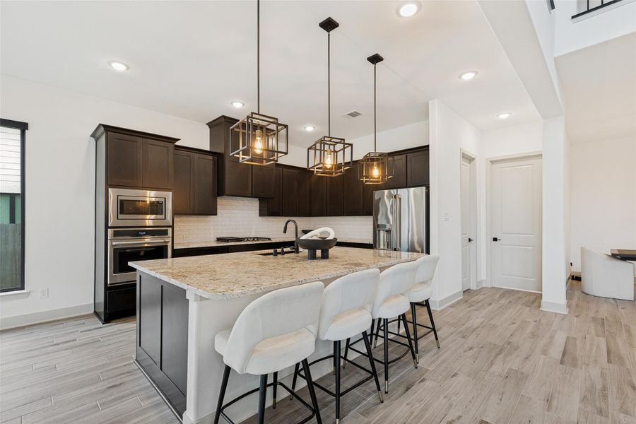 Furnished interior view inside a new home in , Conroe (Image 17).