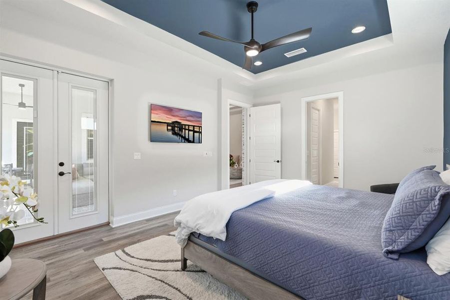 Furnished interior view inside a new home in , Palm Coast (Image 51).