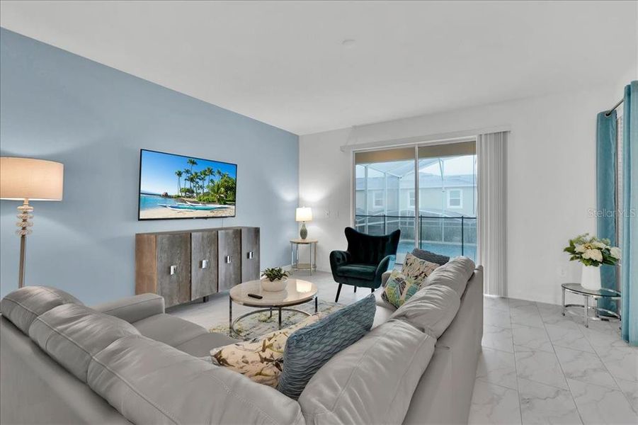 Furnished interior view inside a new home in , Davenport (Image 6).