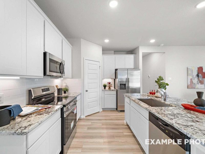 Furnished interior view inside a new home in Caney Creek Place, Conroe (Image 10). Furnished interior view inside a new home in Caney Creek Place, Conroe (Image 10).