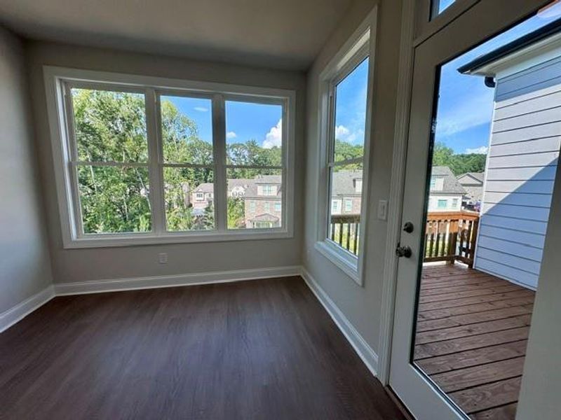 Spacious, unfurnished interior of a new home in Ward's Crossing Townhomes, Johns Creek (Image 28). Spacious, unfurnished interior of a new home in Ward's Crossing Townhomes, Johns Creek (Image 28).