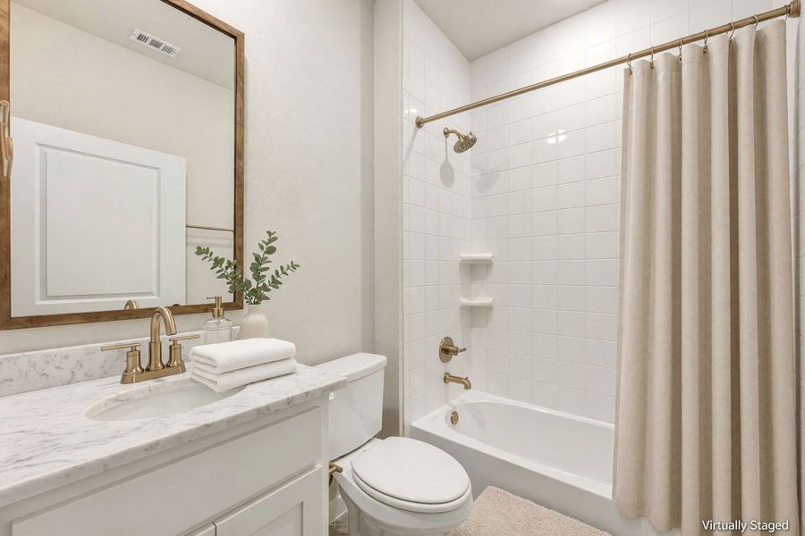 Furnished interior view inside a new home in Woodbridge Villas, Wylie (Image 13).