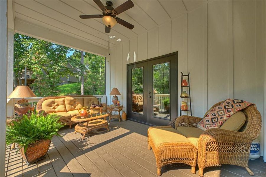 Exterior details and patio area of a home in , Ellijay (Image 41). Exterior details and patio area of a home in , Ellijay (Image 41).