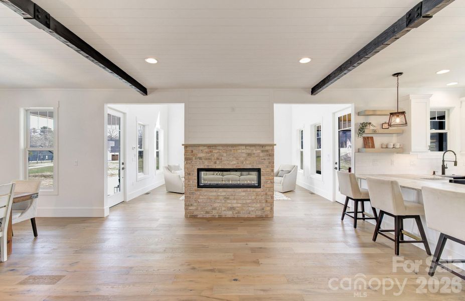 Furnished interior view inside a new home in , Mills River (Image 32).