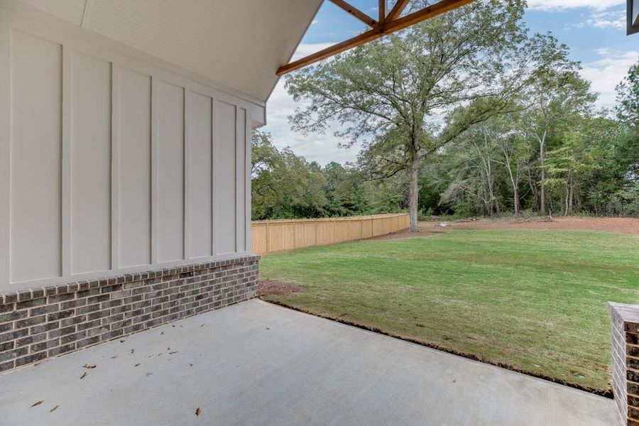 Exterior details and patio area of a home in , Pendergrass (Image 3).