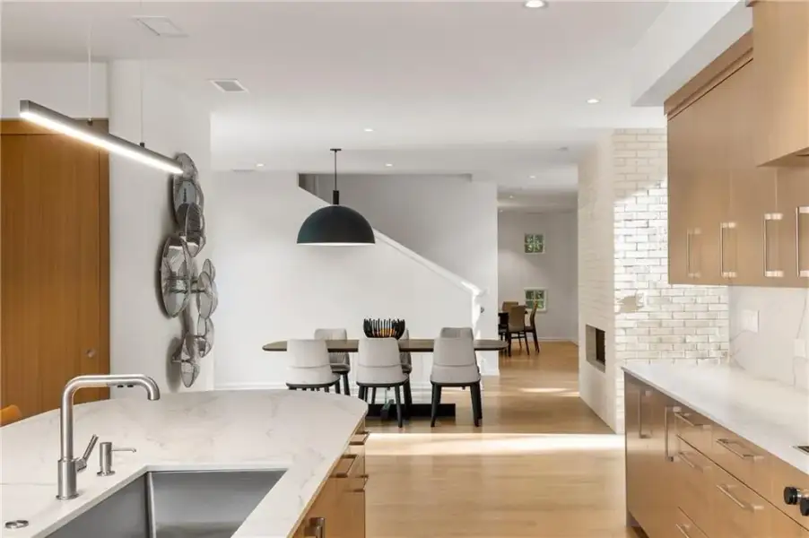 Furnished interior view inside a new home in , Atlanta (Image 8).